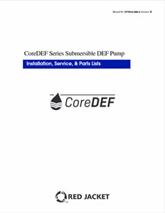 Red Jacket CoreDEF STP Installation Manual (577014-360)